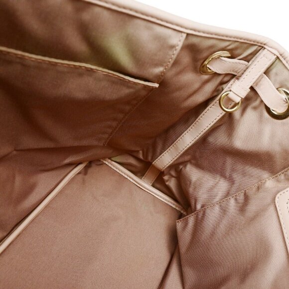 CHRISTIAN DIOR Panarea Cannage Shoulder Bag Coating Canvas Leather Pink 88YH016 - Picture 12 of 16